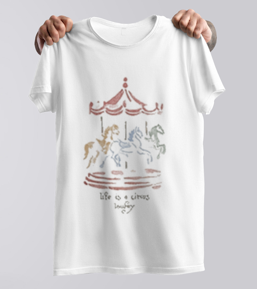 Laufey Carousel Life Is A Climb T-Shirt