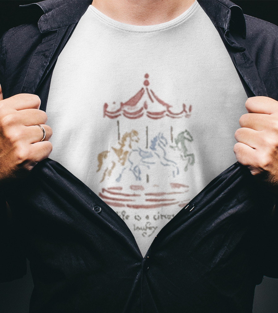 Laufey Carousel Life Is A Climb T-Shirt