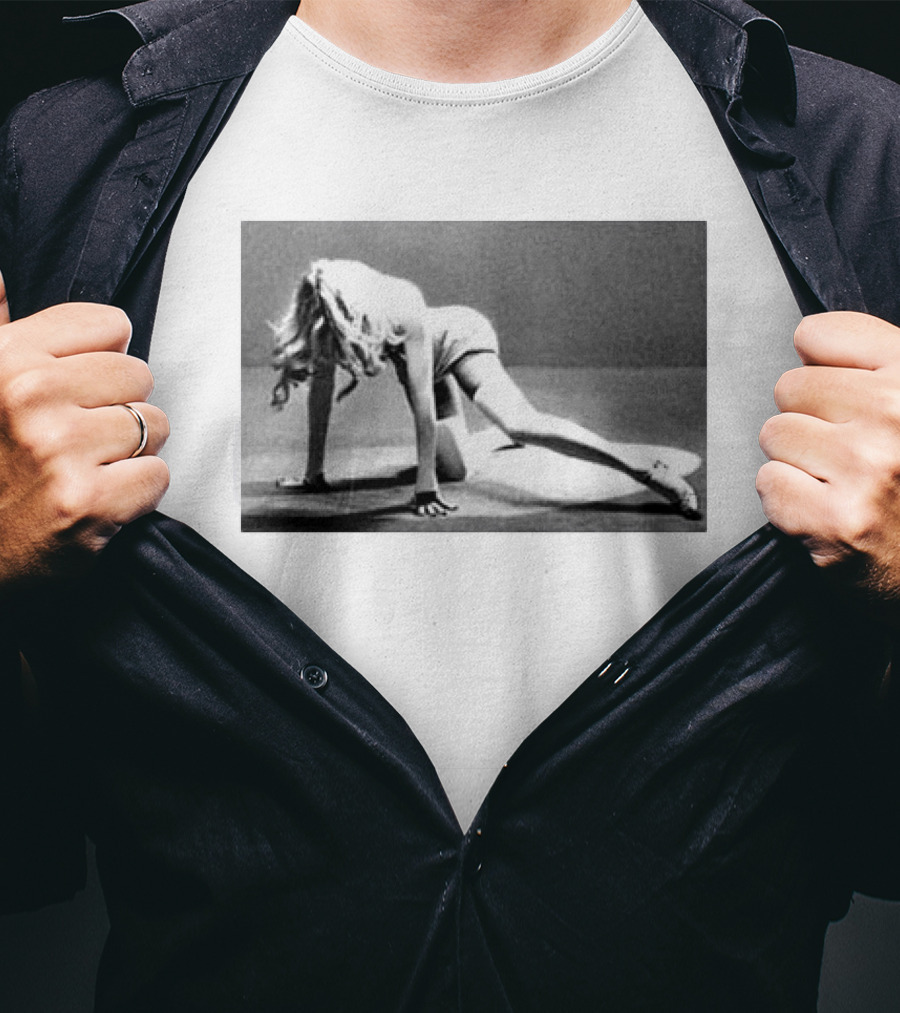 Madonna Confessions II Dance Floor Iconic Pose Black And White T-Shirt