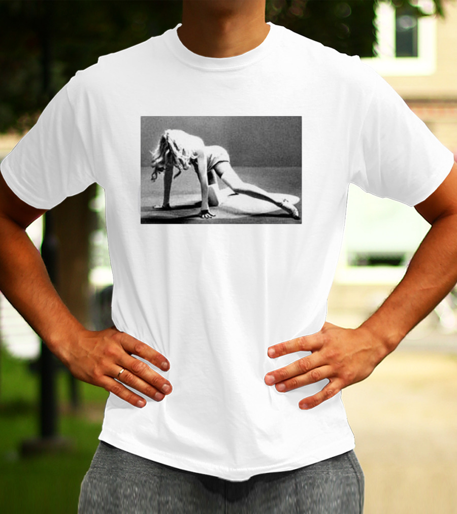 Madonna Confessions II Dance Floor Iconic Pose Black And White T-Shirt