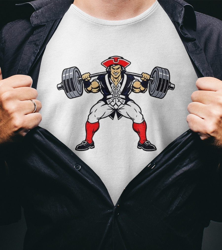 New England Patriots Weightlifting T-Shirt