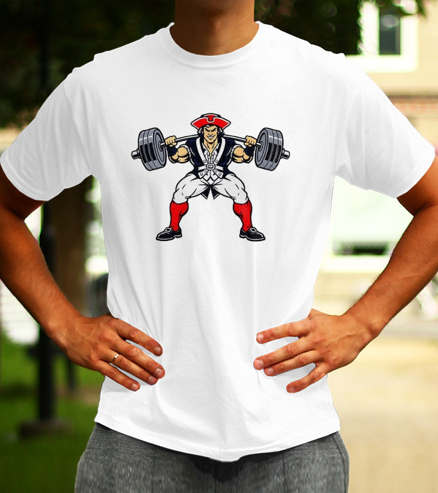 New England Patriots Weightlifting T-Shirt