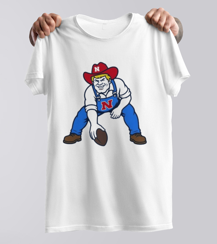 Herbie Husker Nebraska Cornhuskers Iconic Football T-Shirt