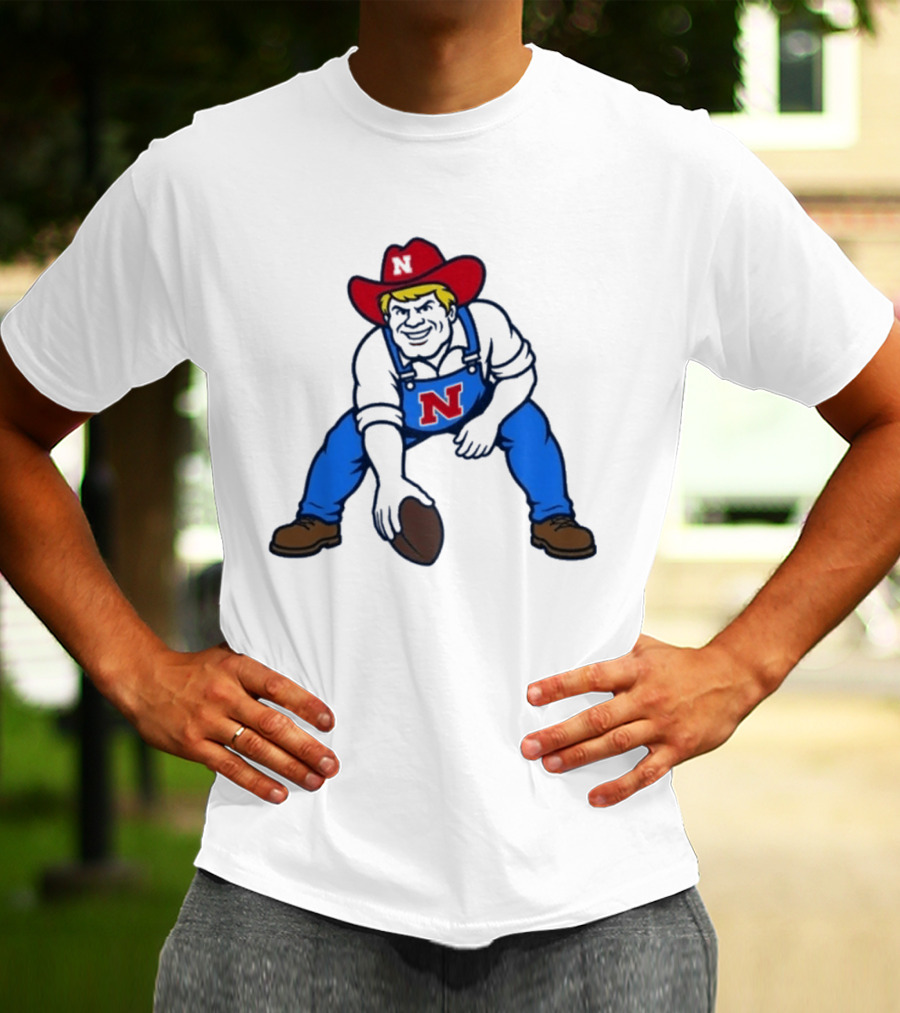 Herbie Husker Nebraska Cornhuskers Iconic Football T-Shirt