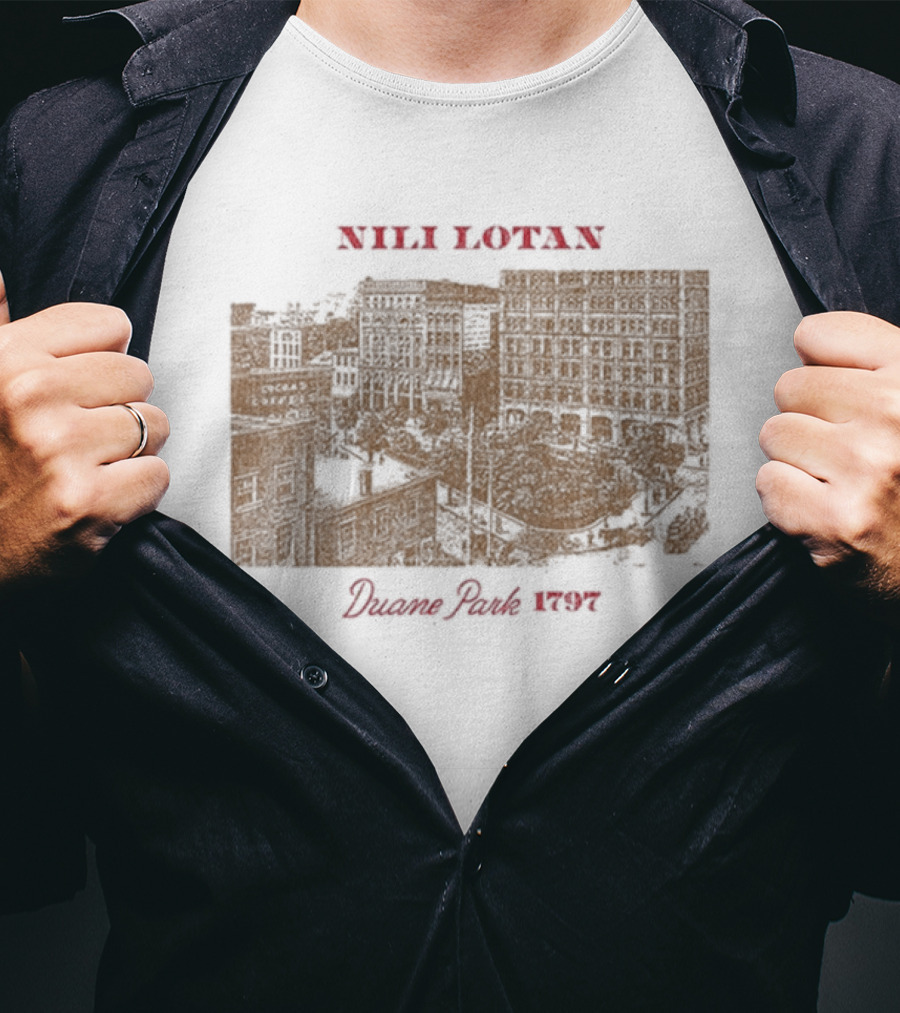 Nili Lotan Duane Park 1797 Architecture Scene T-Shirt