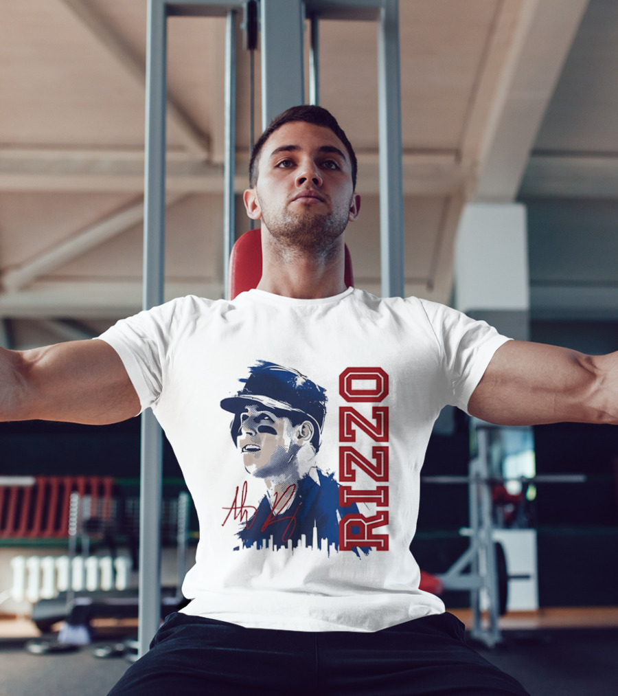Rizzo Halftone Player Skyline Signatures T-Shirt