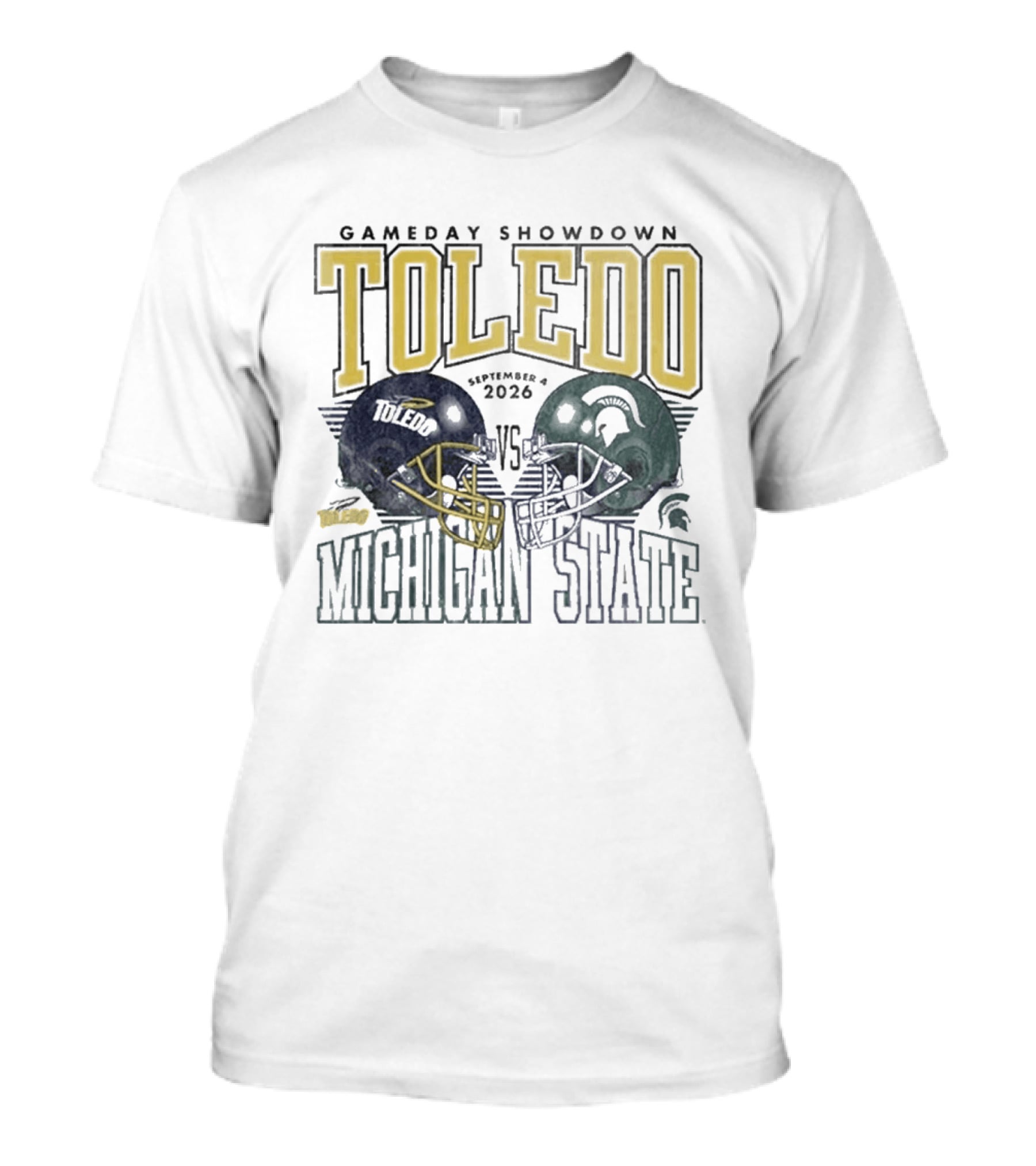 Toledo Rockets Michigan State Spartans Gameday Showdown September 4 2026 T-Shirt