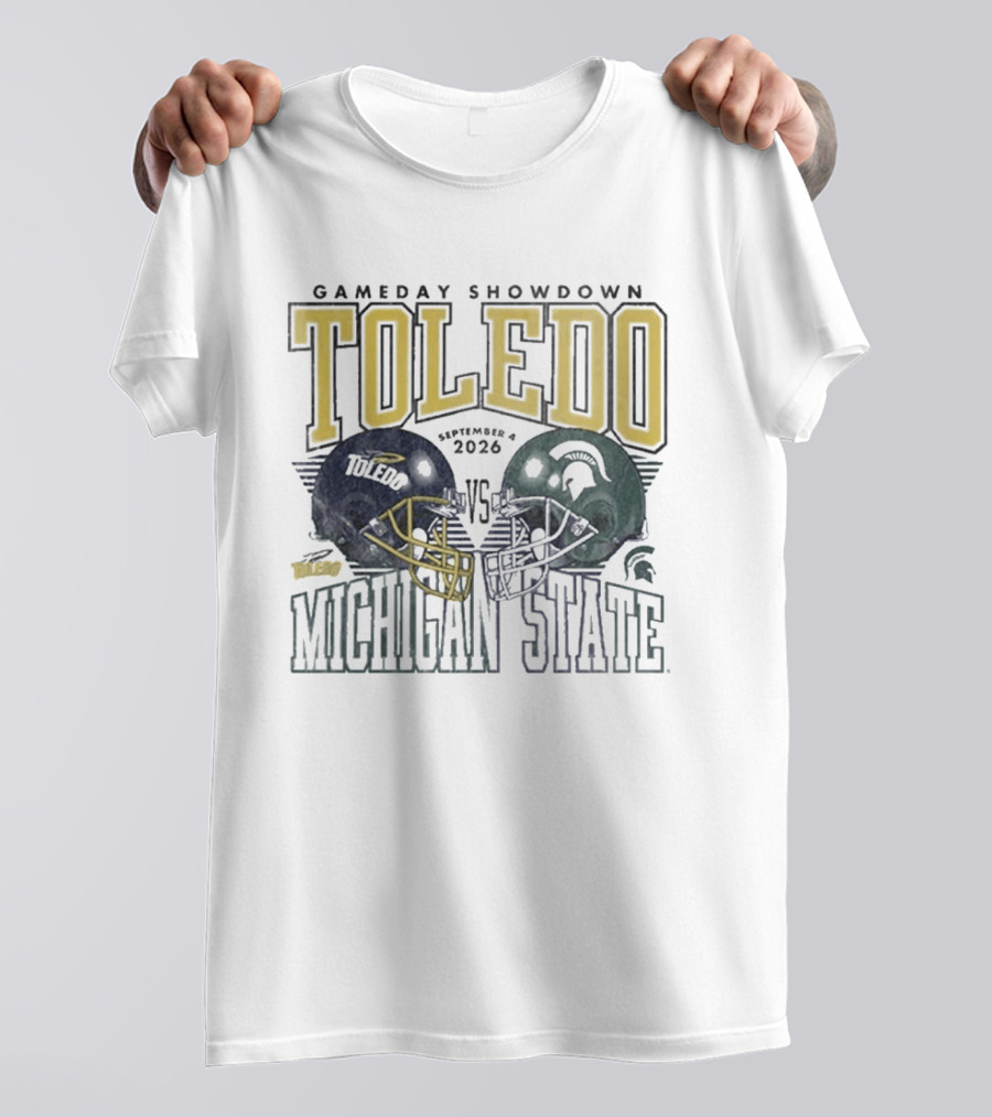 Toledo Rockets Michigan State Spartans Gameday Showdown September 4 2026 T-Shirt