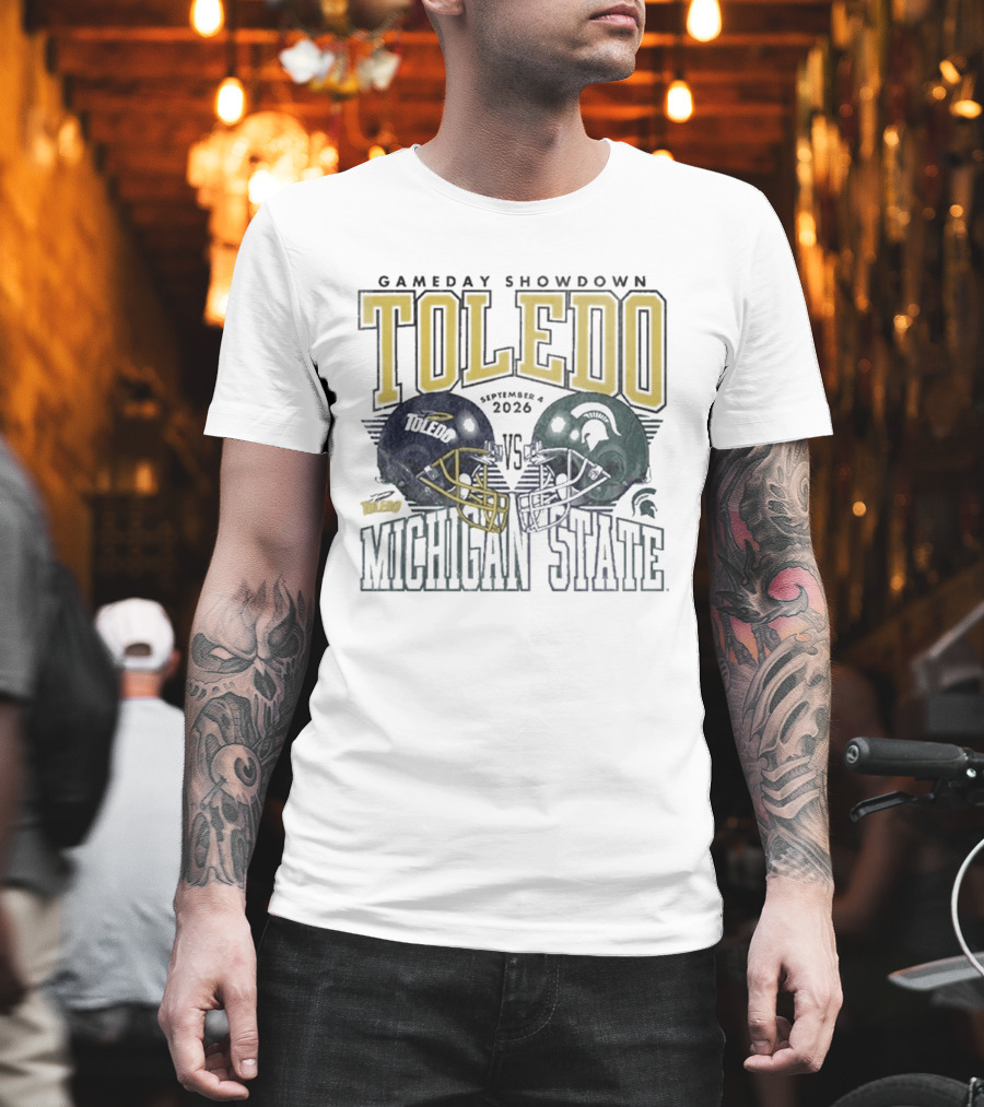 Toledo Rockets Michigan State Spartans Gameday Showdown September 4 2026 T-Shirt