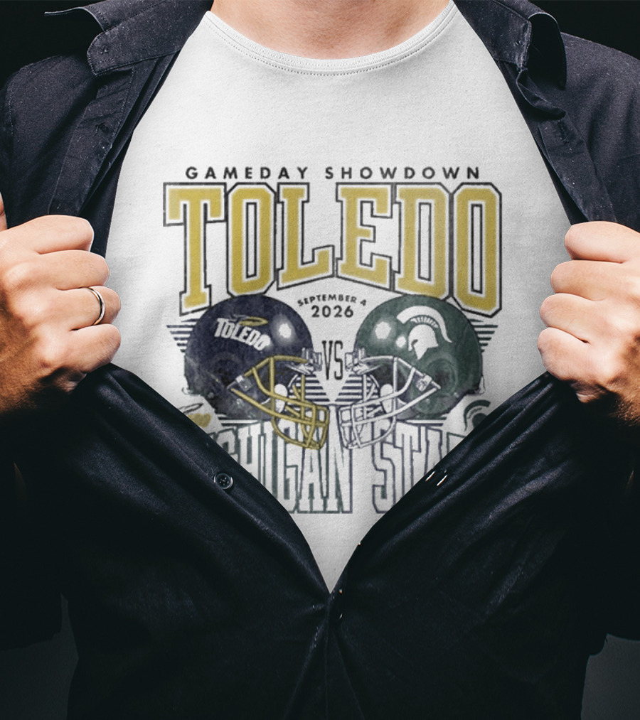 Toledo Rockets Michigan State Spartans Gameday Showdown September 4 2026 T-Shirt