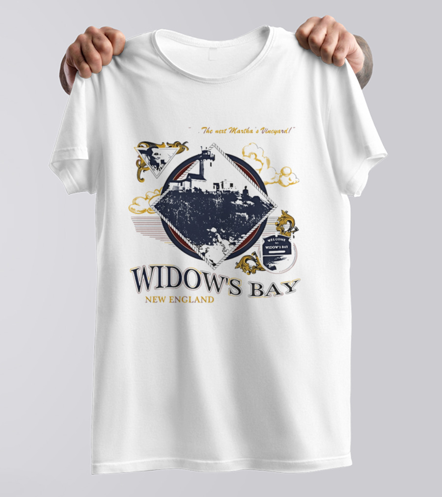 Widow's Bay New England The Next Maine's Vineyard Mysterious Island T-Shirt