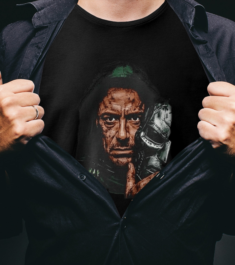 Avengers Doctor Doom Green Cloak Metal Mask Marvel Comics Villain T-Shirt