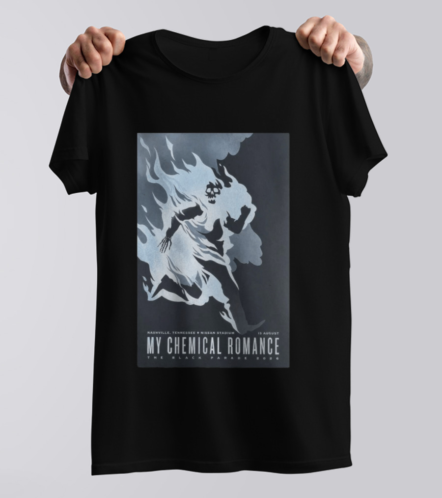 My Chemical Romance The Black Parade 2026 Nashville Nissan Stadium 13 August T-Shirt