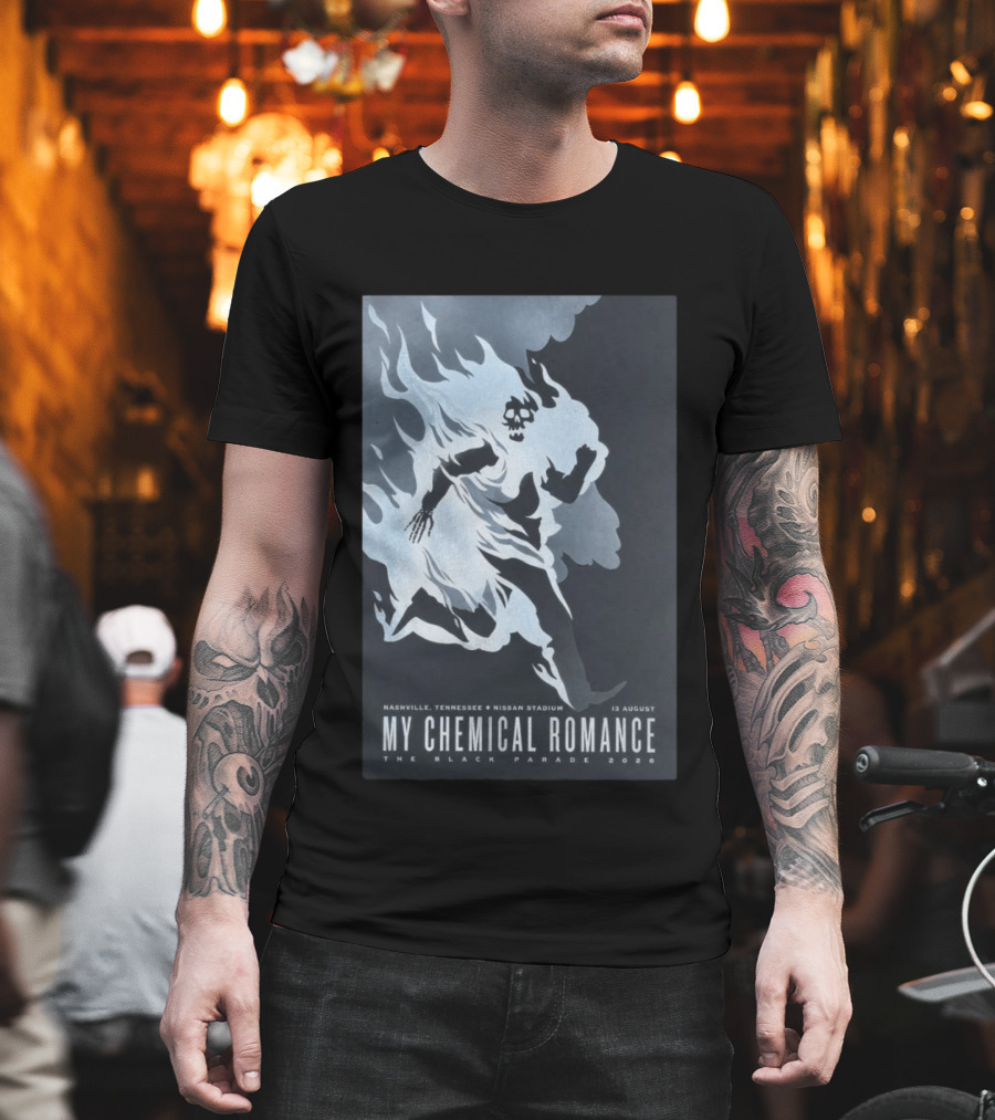 My Chemical Romance The Black Parade 2026 Nashville Nissan Stadium 13 August T-Shirt