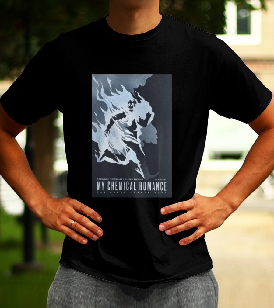My Chemical Romance The Black Parade 2026 Nashville Nissan Stadium 13 August T-Shirt