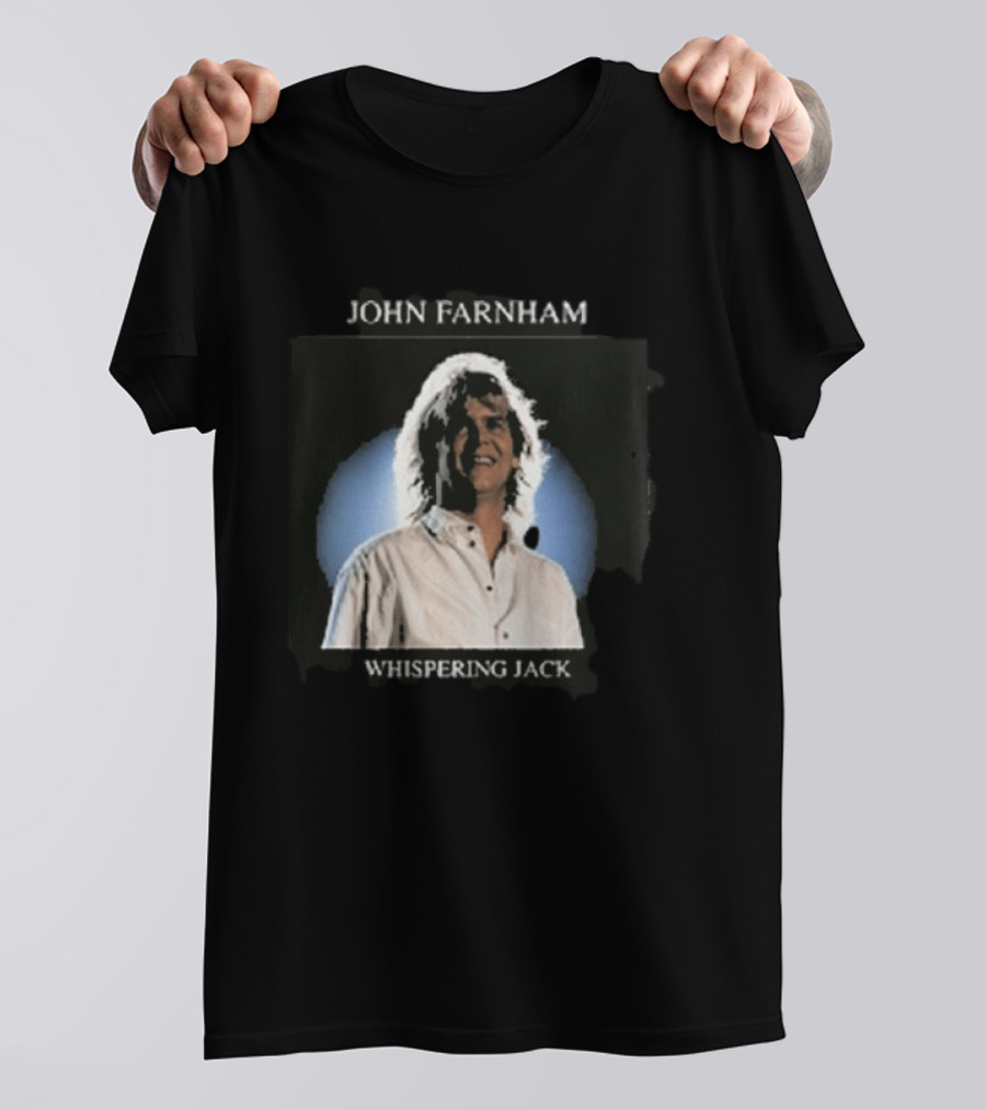 John Farnham Whispering Jack Photo Vintage Album Cover T-Shirt