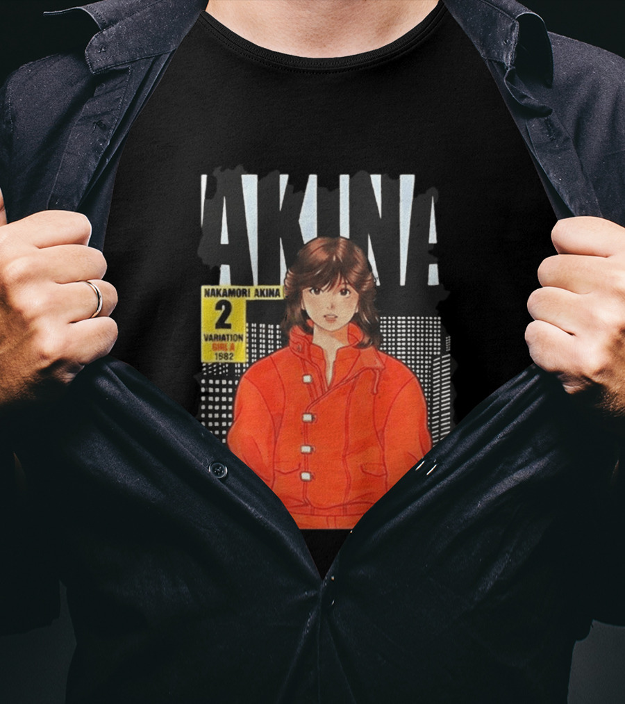 Nakamori Akina Variation Girl 2 1982 Anime Manga T-Shirt