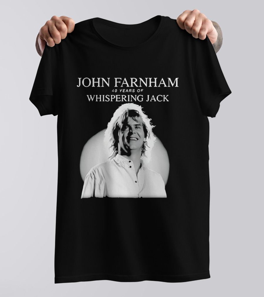 40 Years Of John Farnham Whispering Jack T-Shirt