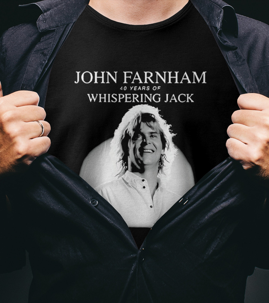 40 Years Of John Farnham Whispering Jack T-Shirt