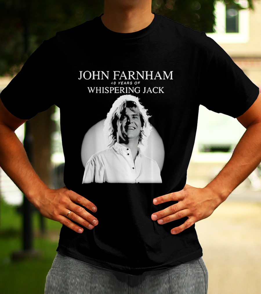 40 Years Of John Farnham Whispering Jack T-Shirt