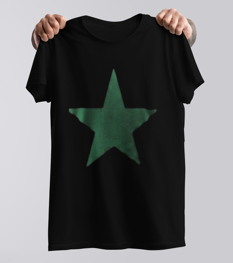 Justin Bieber World Star Imports Green Star T-Shirt