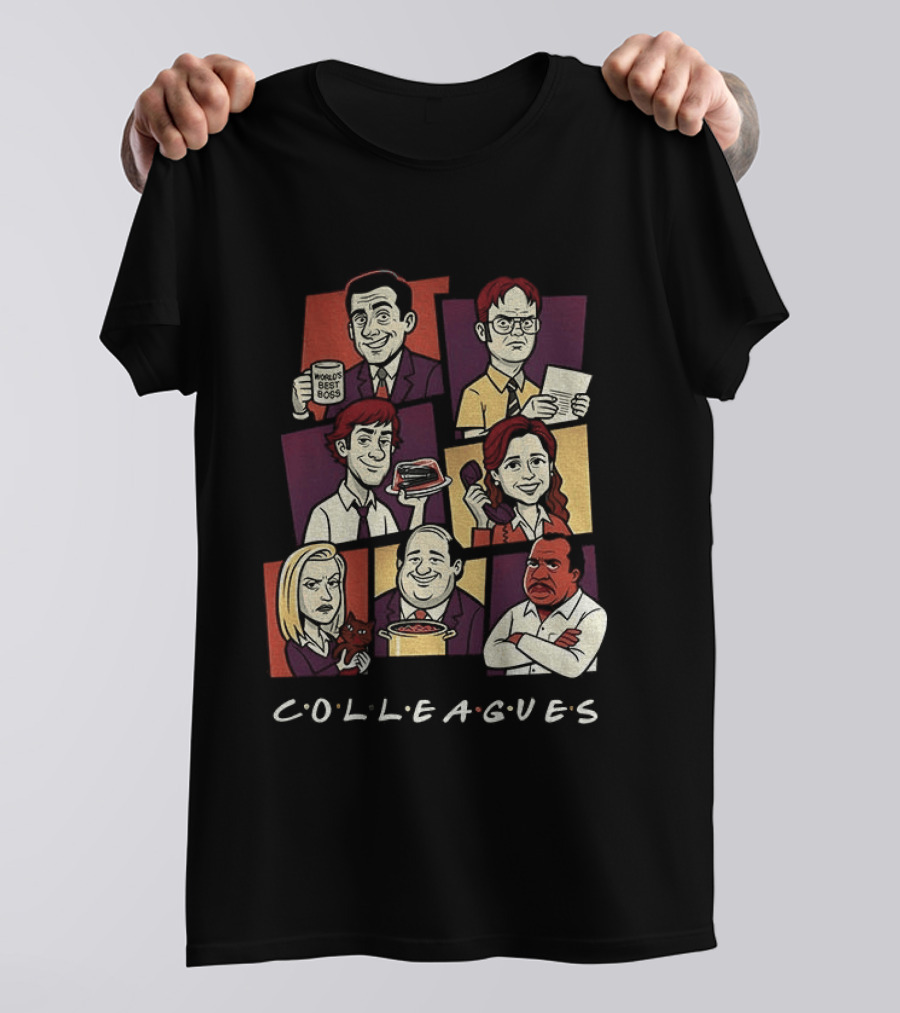 The Office Characters Colleagues Iconic TV Series Merch T-Shirt