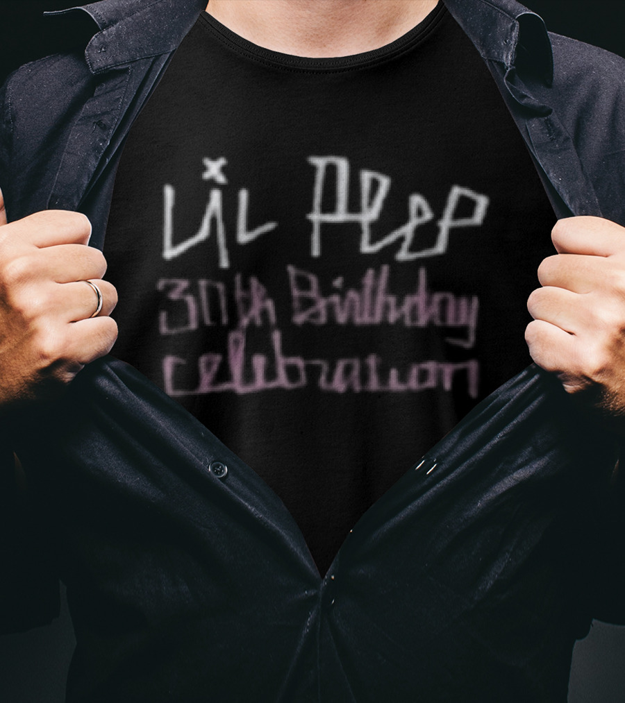 Lil Peep 30th Birthday Celebration 2026 Tour Schedule T-Shirt
