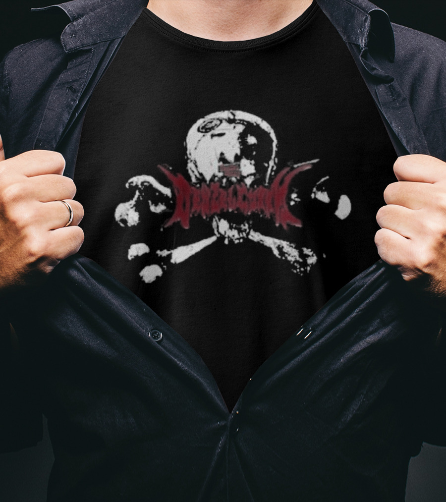Loma Vista Recordings Denzel Curry Skull Crossbones Red X T-Shirt