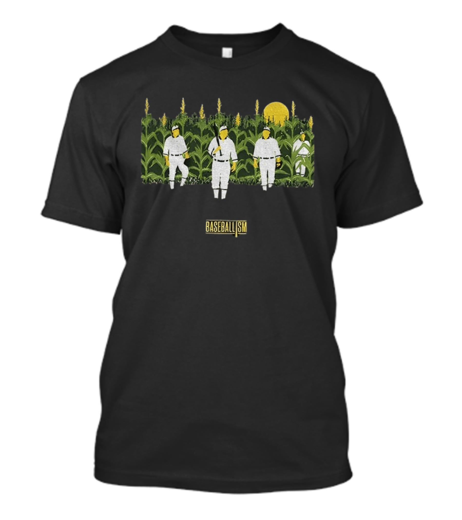 Phillies Vs Twins Field Of Dreams Baseballism Cornfield Players Sun T-Shirt