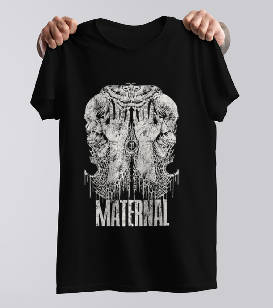 Maternal Disaster Reflecto Skull T-Shirt