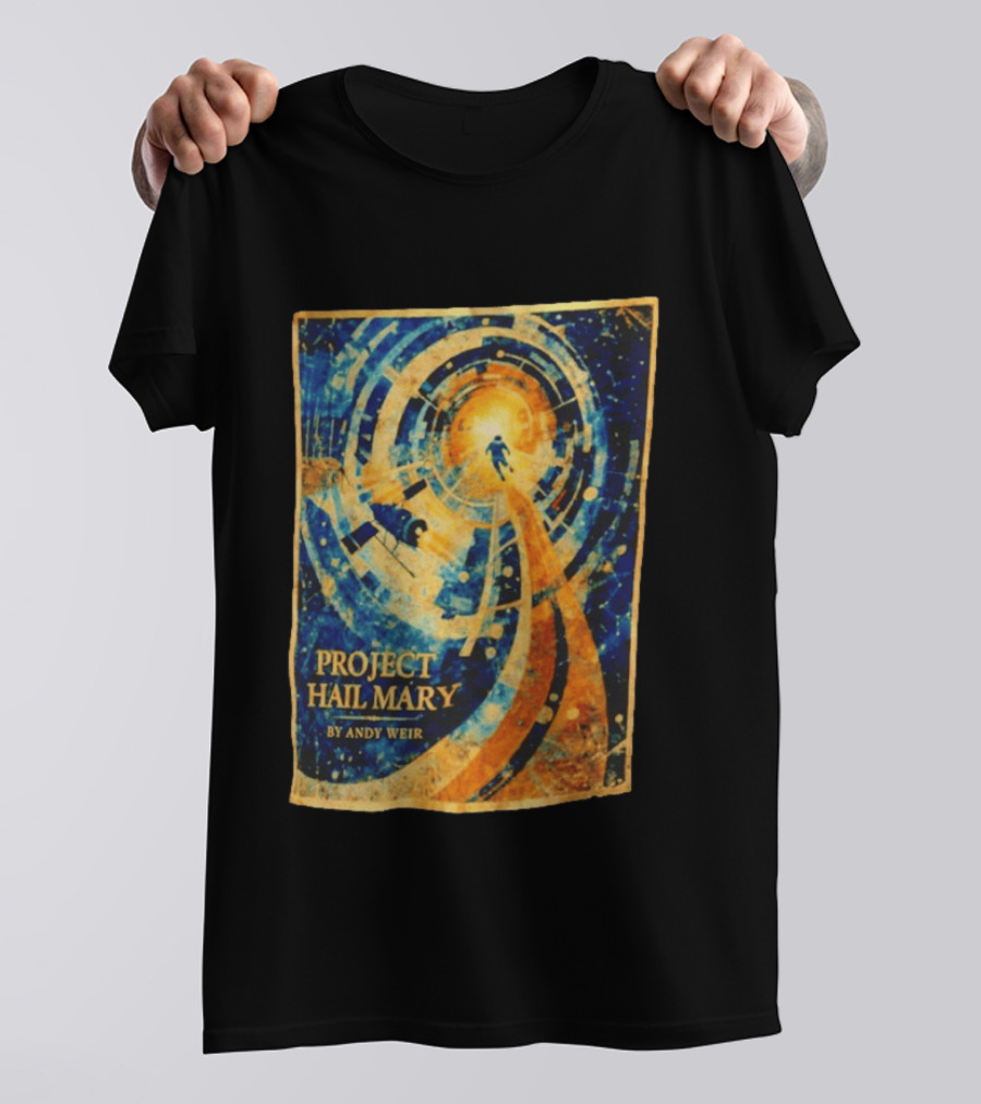 Project Hail Mary By Andy Weir Space Adventure T-Shirt