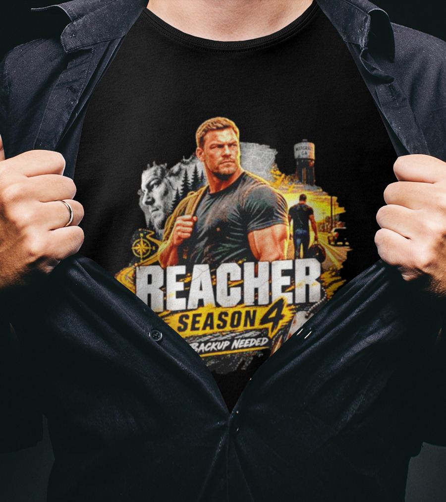 Reacher Season 4 No Backup Needed Morgan GA T-Shirt