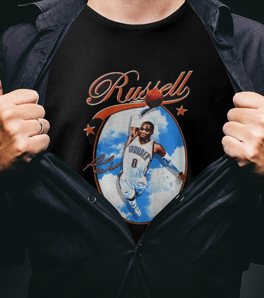 Russell Westbrook Thunder Basketball Legend T-Shirt