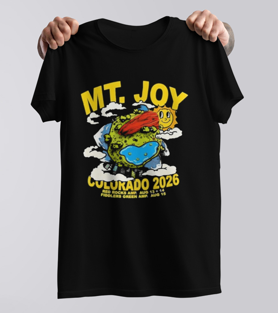 MT. Joy Colorado 2026 Red Rocks Amphitheatre August 13 Fiddler's Green August 15 T-Shirt