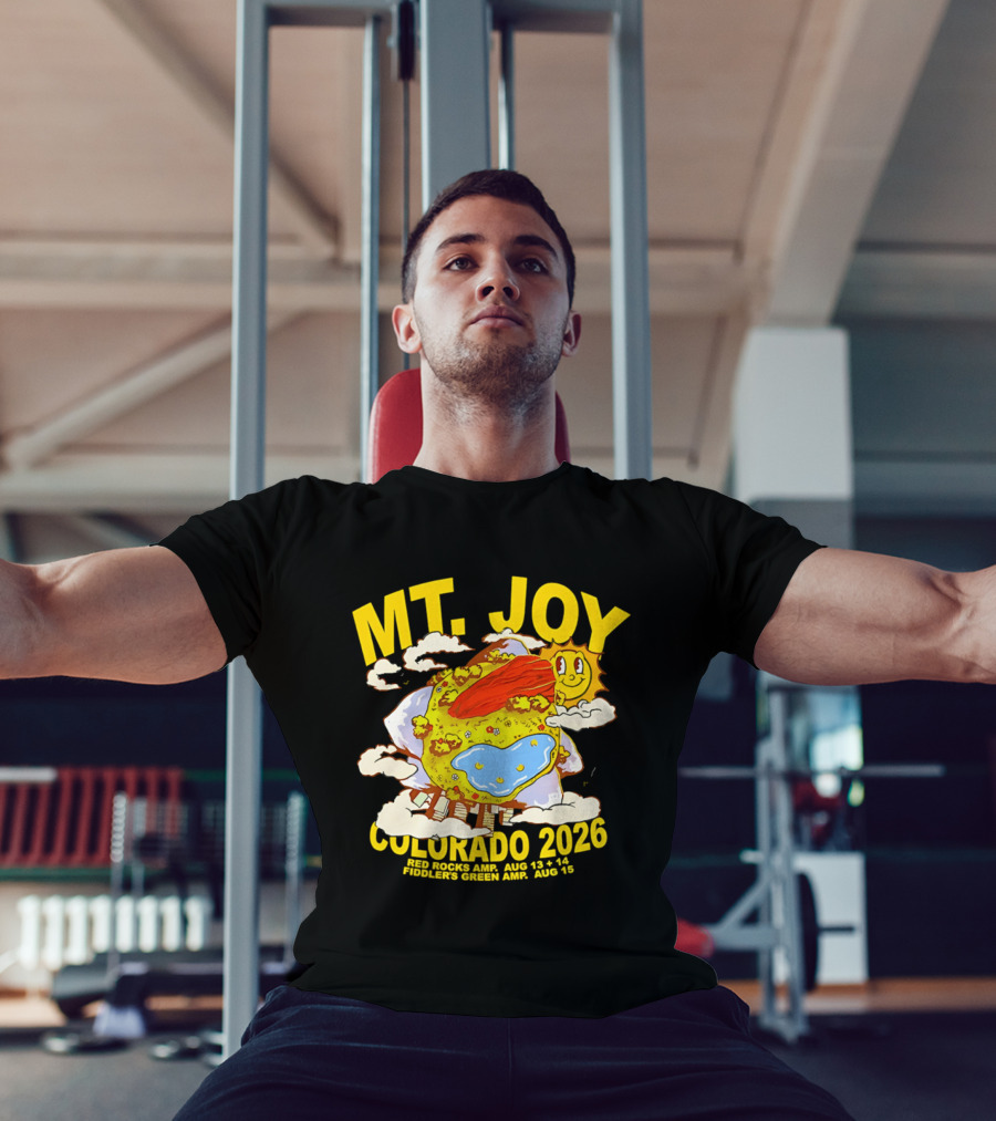 MT. Joy Colorado 2026 Red Rocks Amphitheater August 13 14 Fiddler's Green August 15 T-Shirt