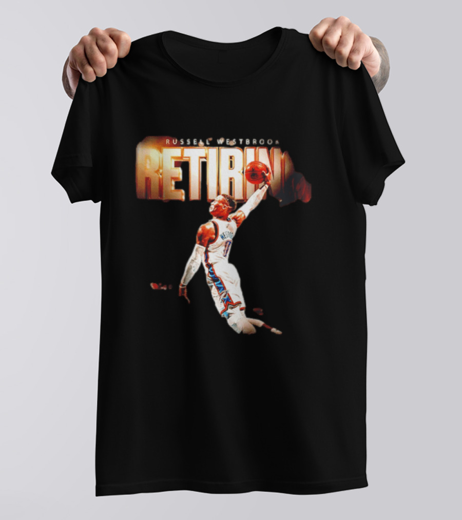 Russell Westbrook Retiring OKC Thunder Legend Dunk T-Shirt