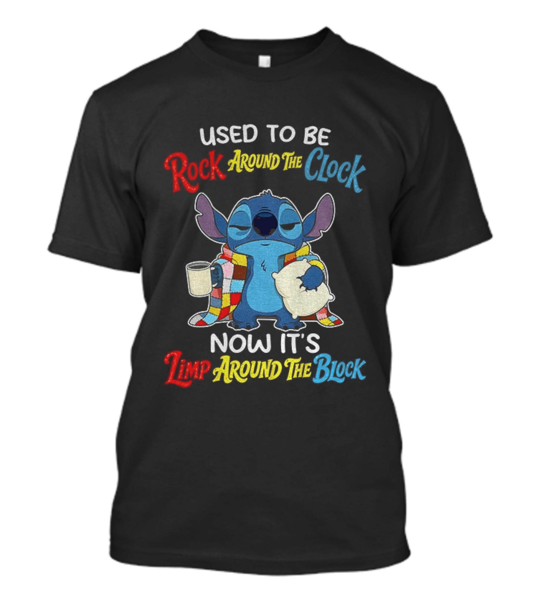 Stitch Used To Be Rock Around The Now It's Limp Around The Block T-Shirt