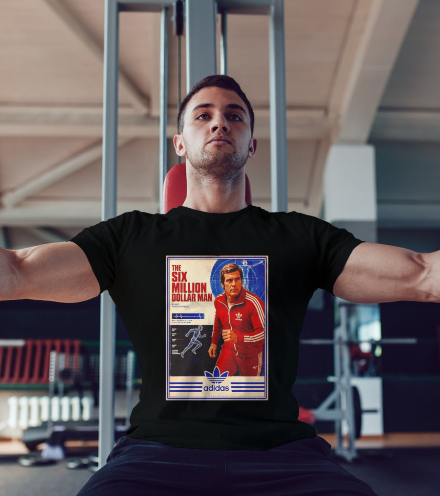 The Six Million Dollar Man Adidas Bionic Performance Originals T-Shirt