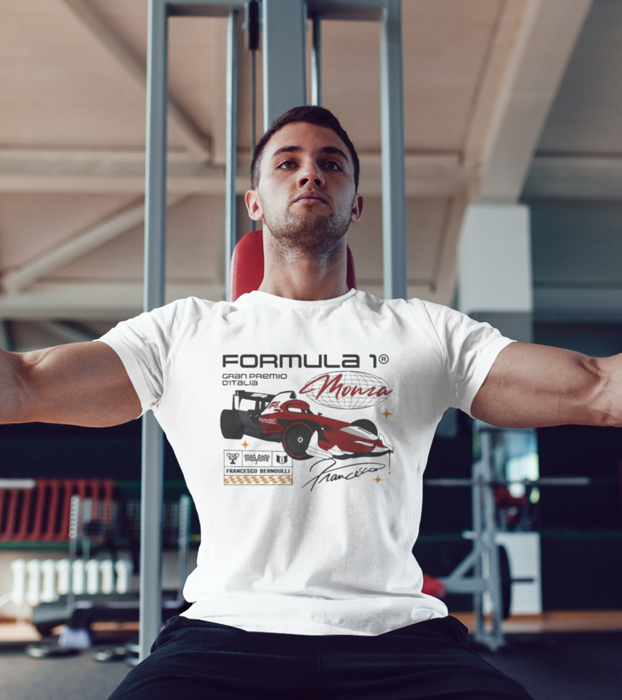 Formula 1 Gran Premio D'Italia Francesco Bernoulli Pixar Cars T-Shirt
