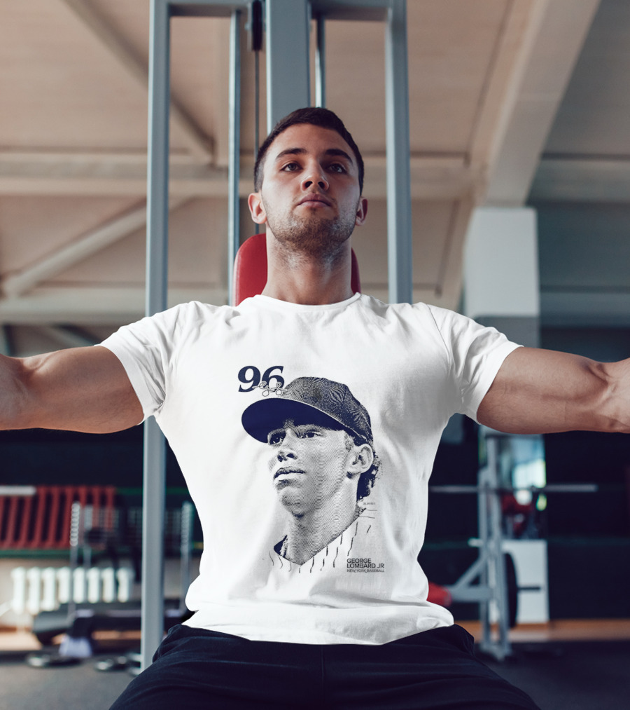 George Lombard Jr. 96 New York Yankees Baseball Lineage Series T-Shirt