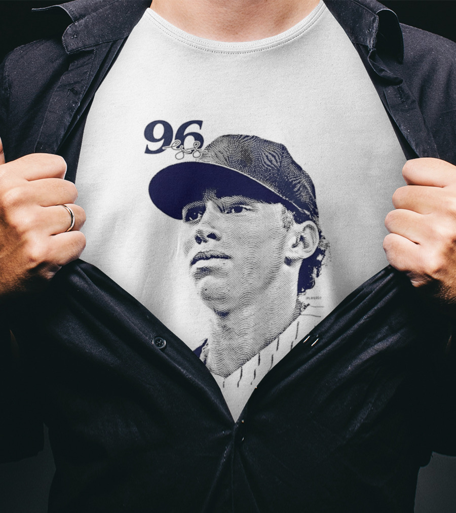 George Lombard Jr. 96 New York Yankees Baseball Lineage Series T-Shirt
