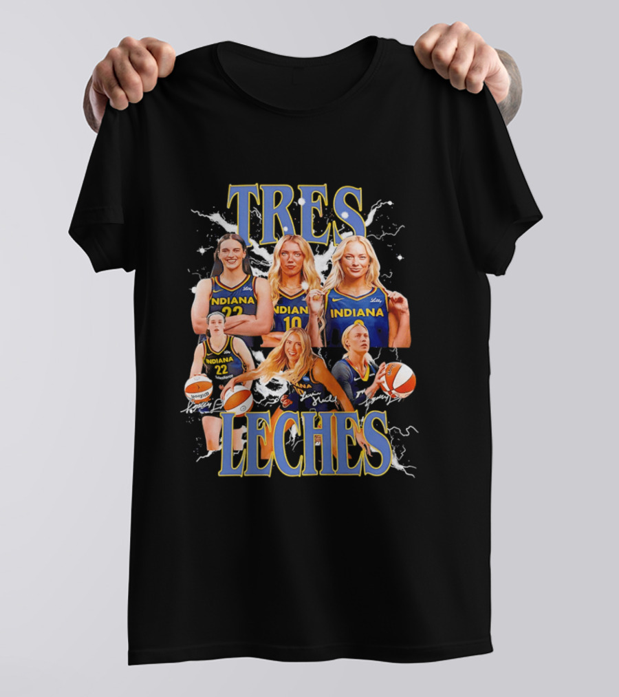 Indiana Fever Tres Leches Basketball Players T-Shirt