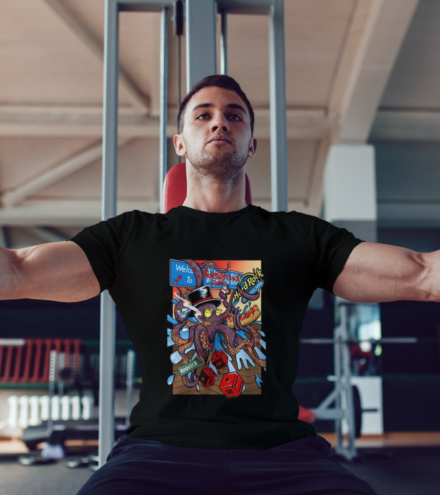 Widespread Panic Atlantic City Hard Rock Hotel And Casino August 14 16 2026 Event T-Shirt