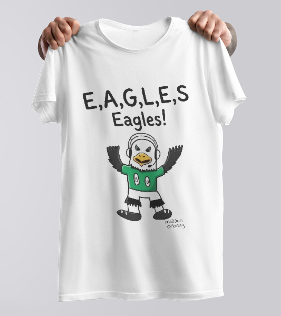 Eagles E,A,G,L,E,S Steve Gerben Madden Orlovsky T-Shirt