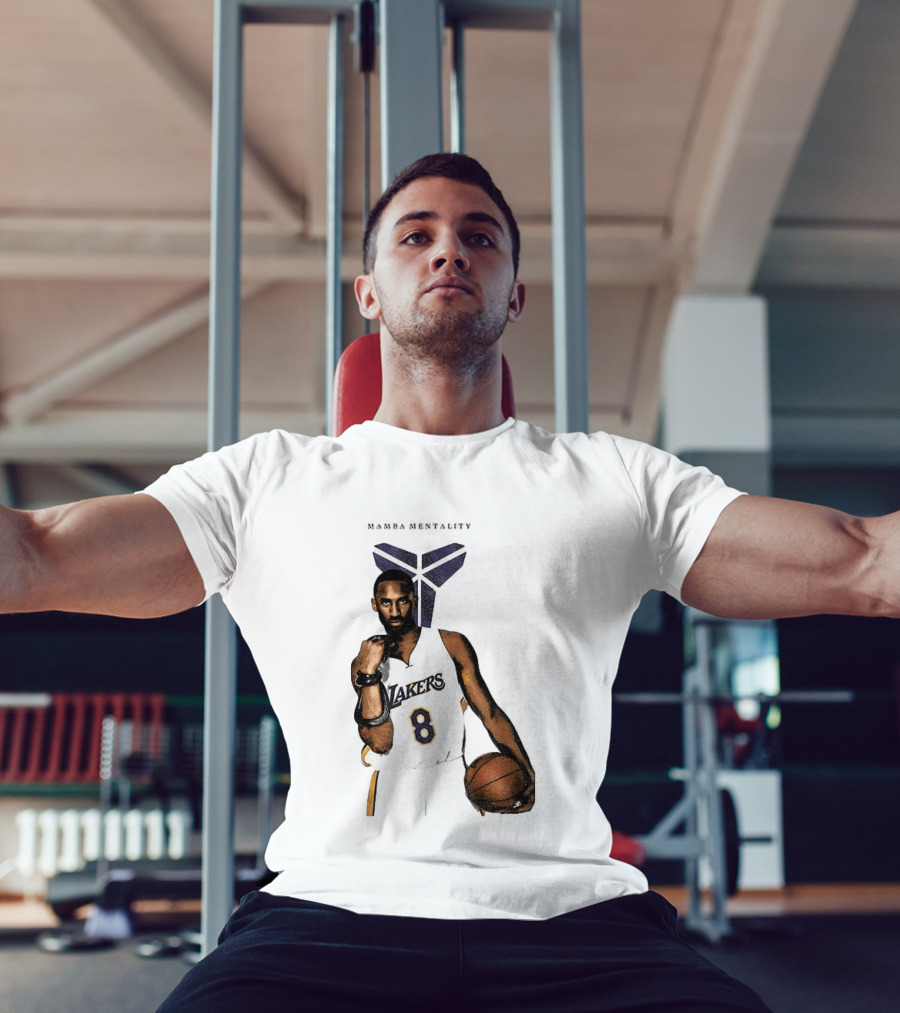 Kobe Bryant Mamba Mentality Los Angeles Lakers 8 Basketball Player T-Shirt