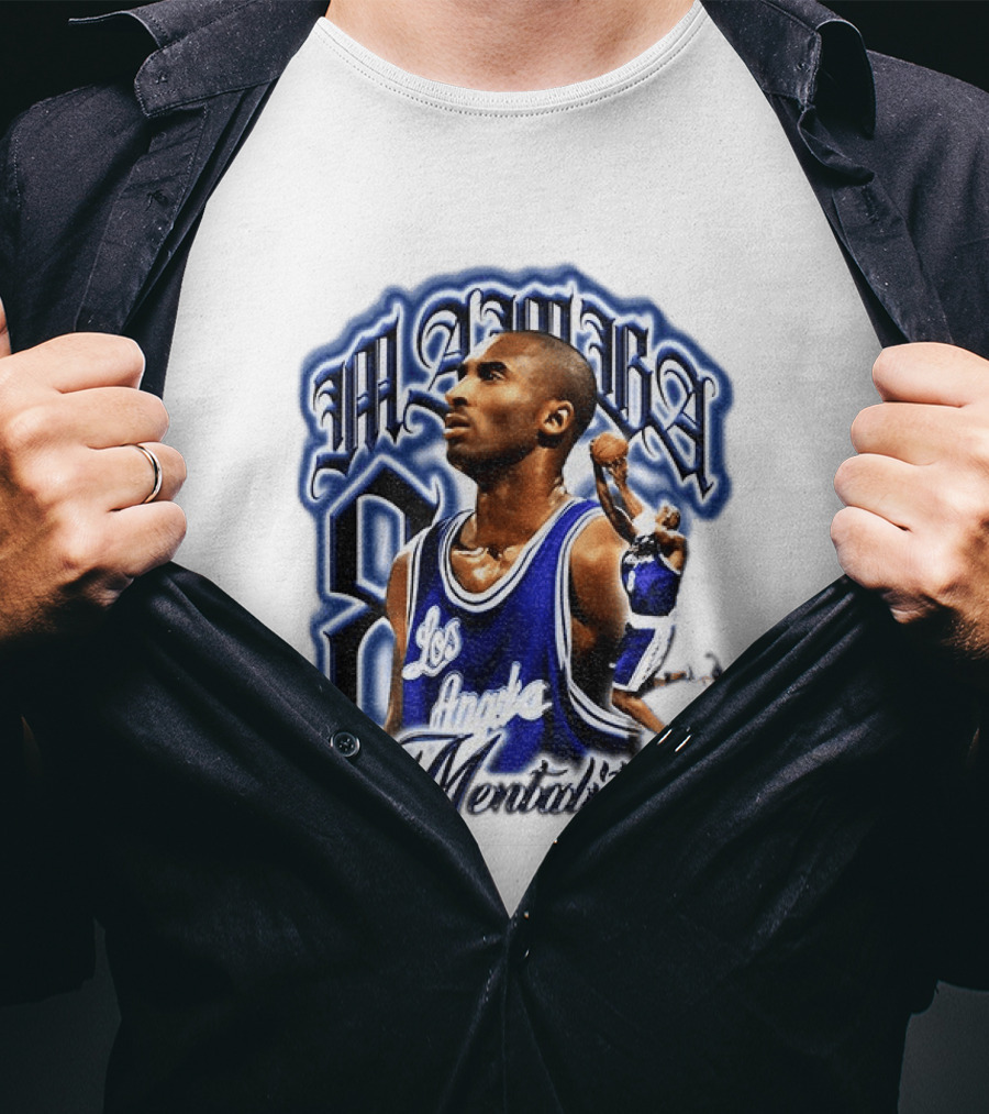 Kobe Bryant Mamba Mentality Los Angeles 8 Basketball T-Shirt
