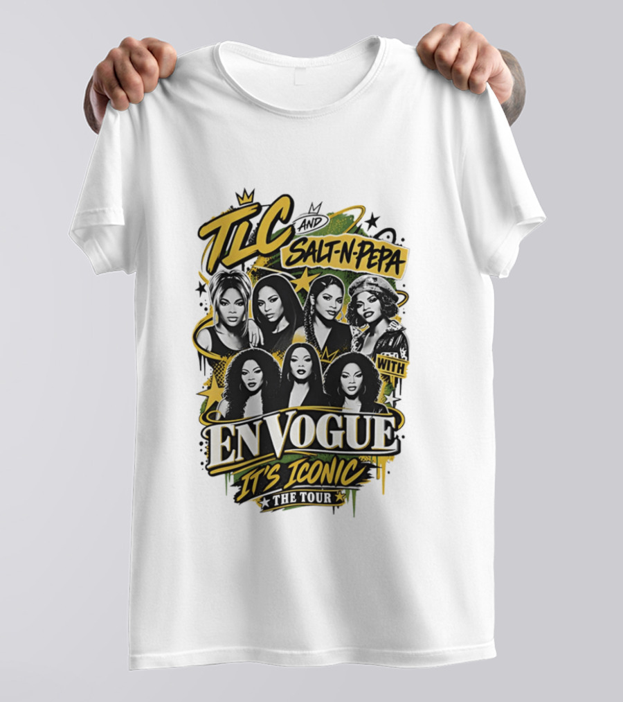 TLC Salt N Pepa En Vogue It's Iconic Tour T-Shirt