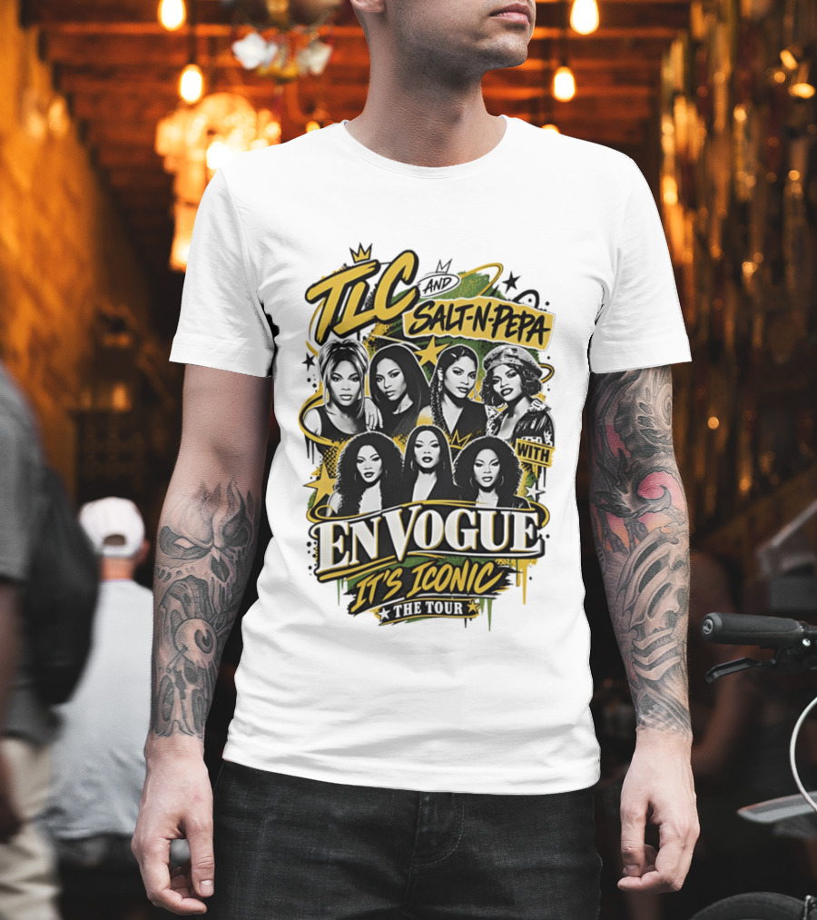 TLC Salt N Pepa En Vogue It's Iconic Tour T-Shirt