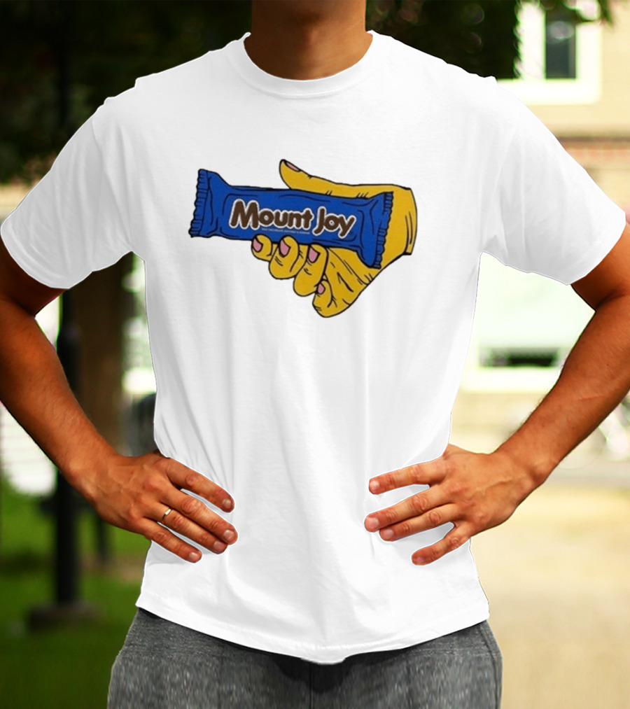 Mount Joy Candy Wrapper Hand Holding T-Shirt