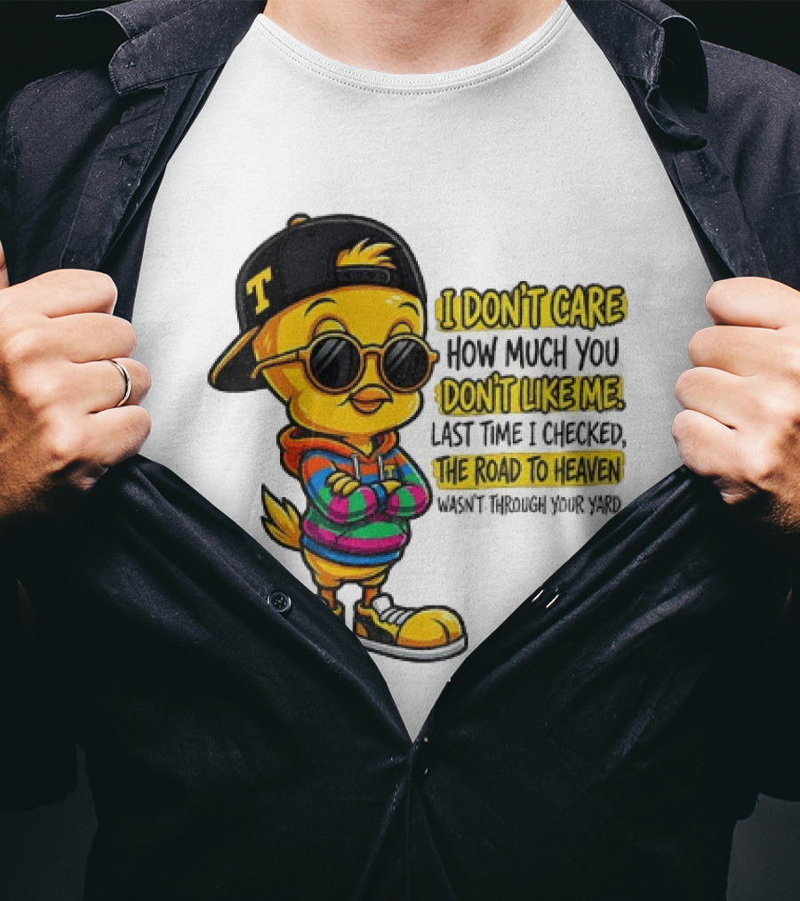 Tweety Bird I Don't Care How Much You Don't Like Me Road To Heaven T-Shirt